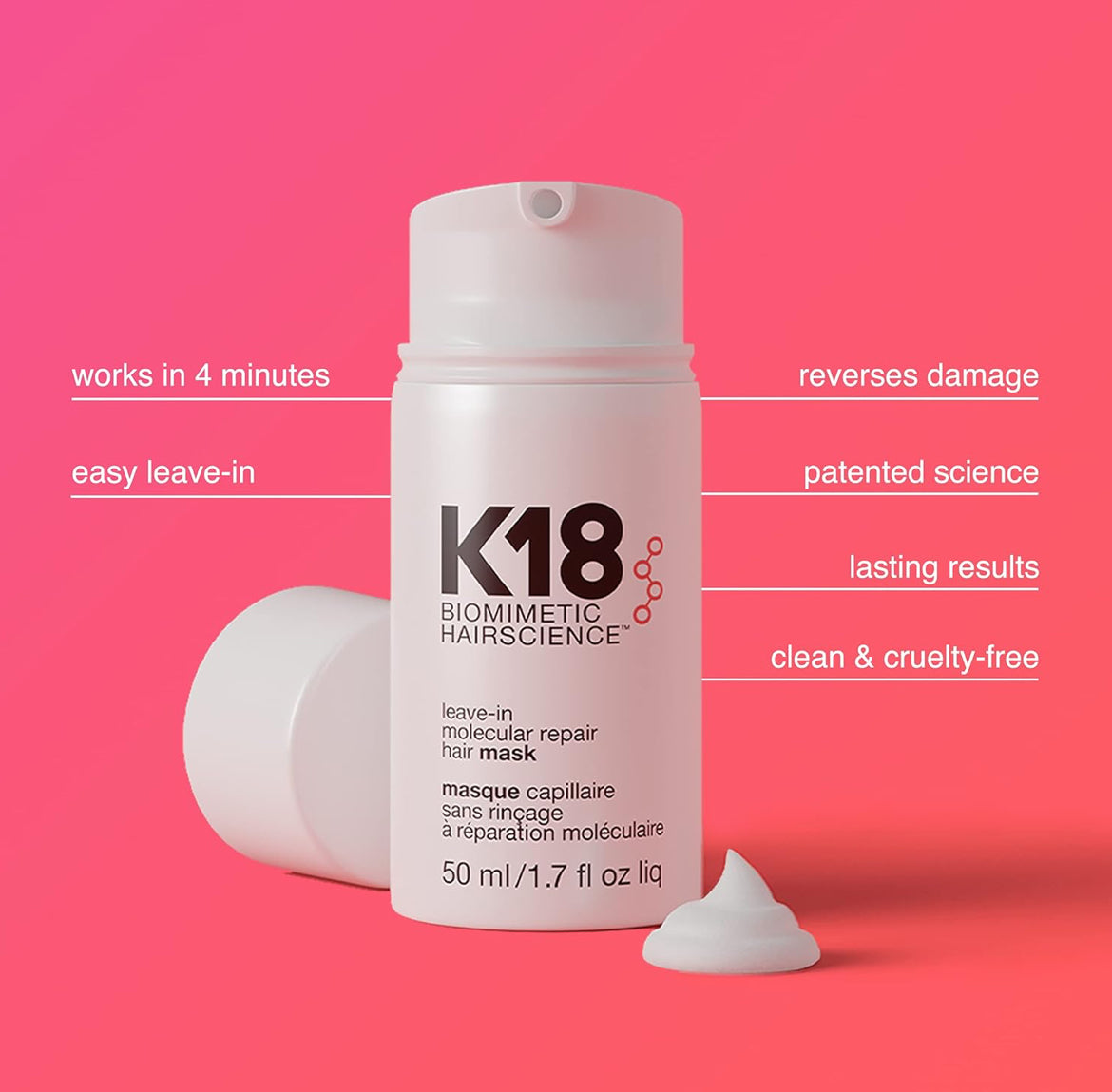K18 Leave-in Molecular Repair Hair Mask