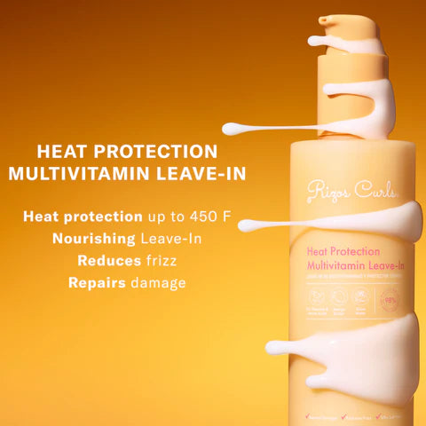 Rizos Curls Heat Protection Multivitamin Leave- in