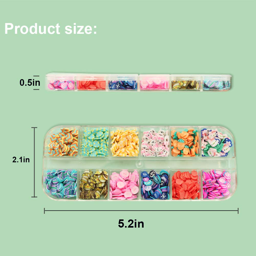 Easter Fimo Mix Nail Design