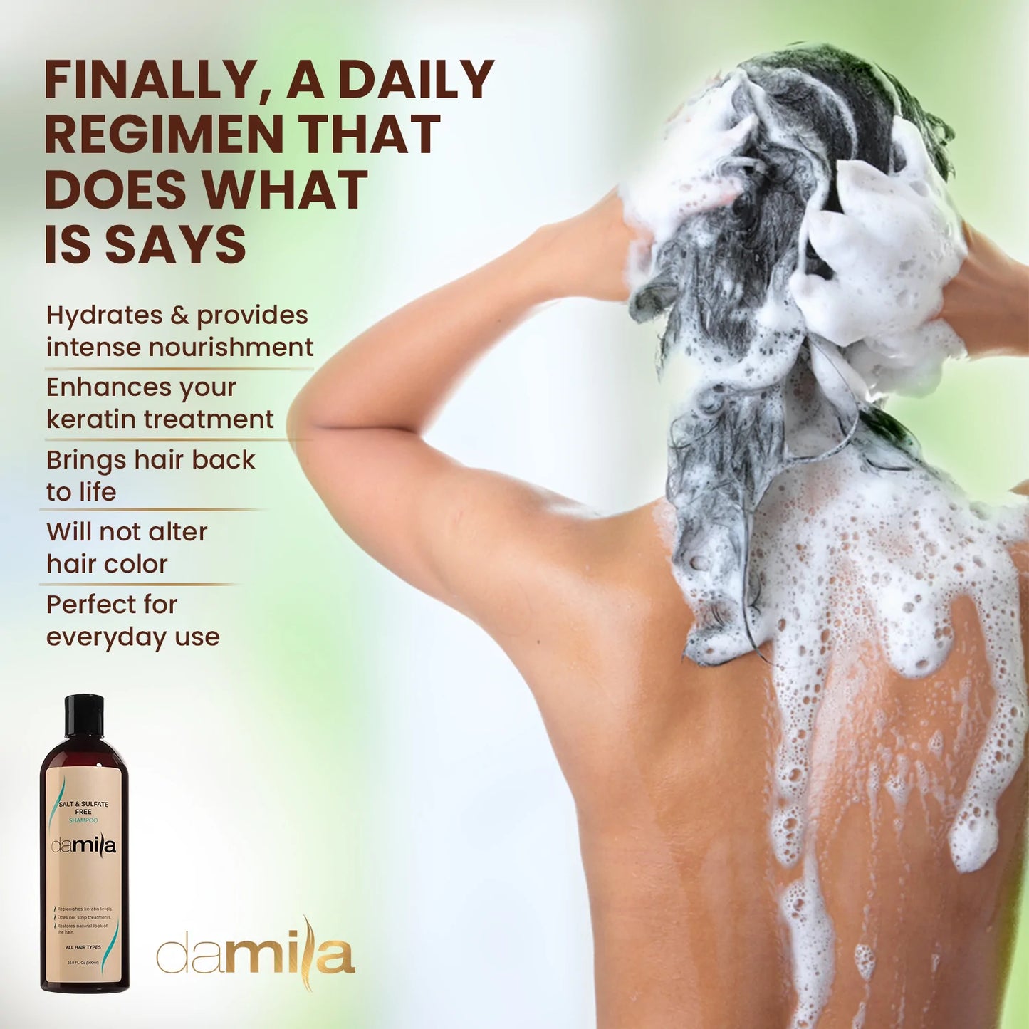 Damila Salt & Sulfate Free Shampoo