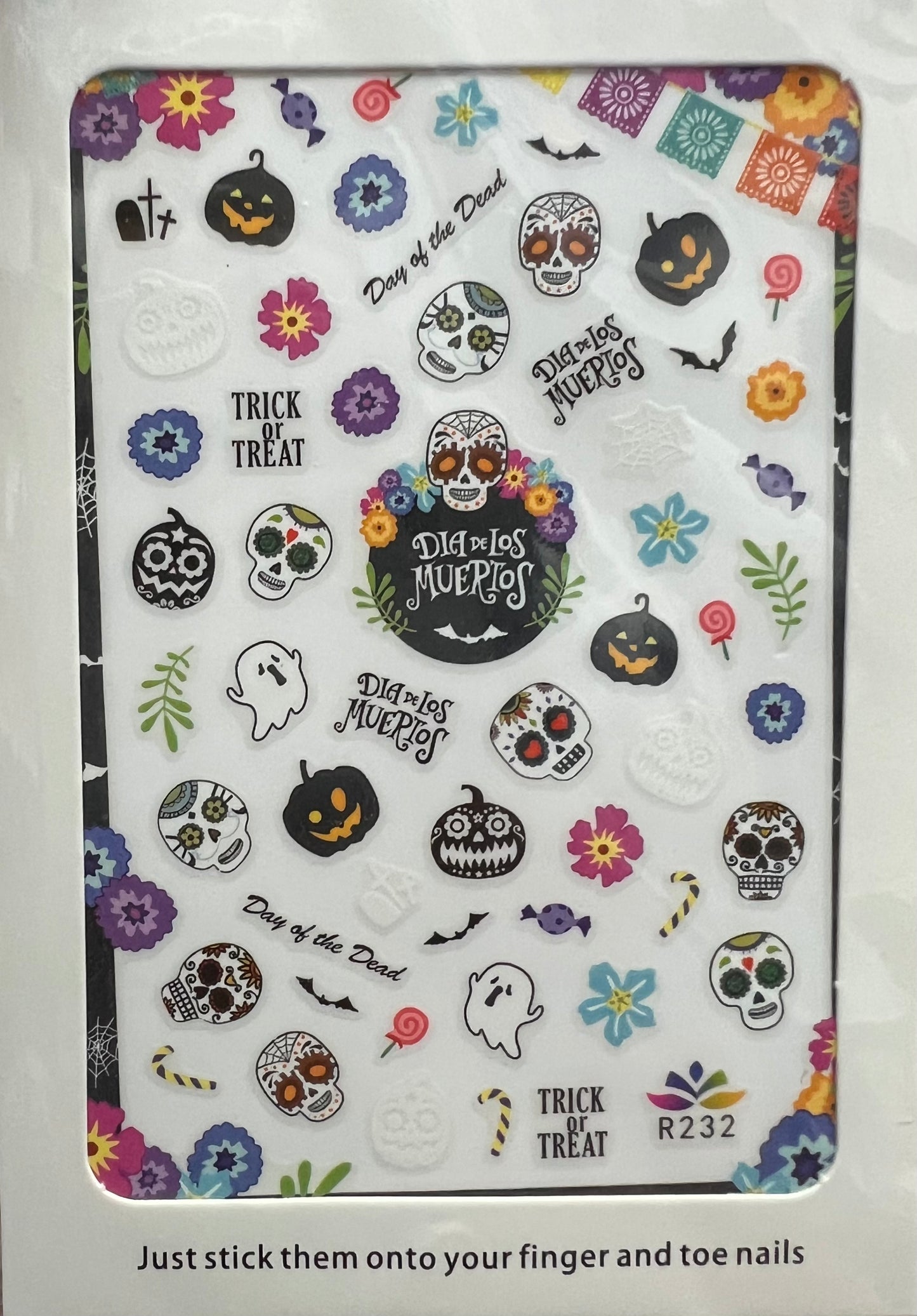 Halloween Nail Stickers R232