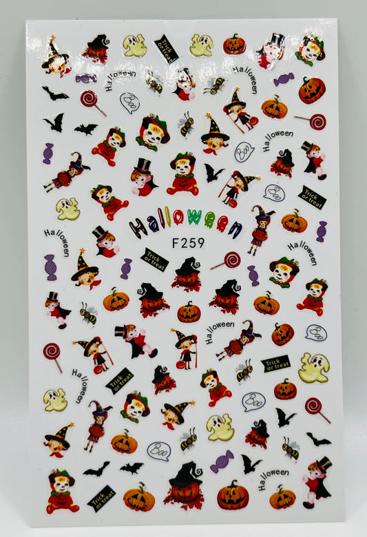 Halloween Nail Stickers F259