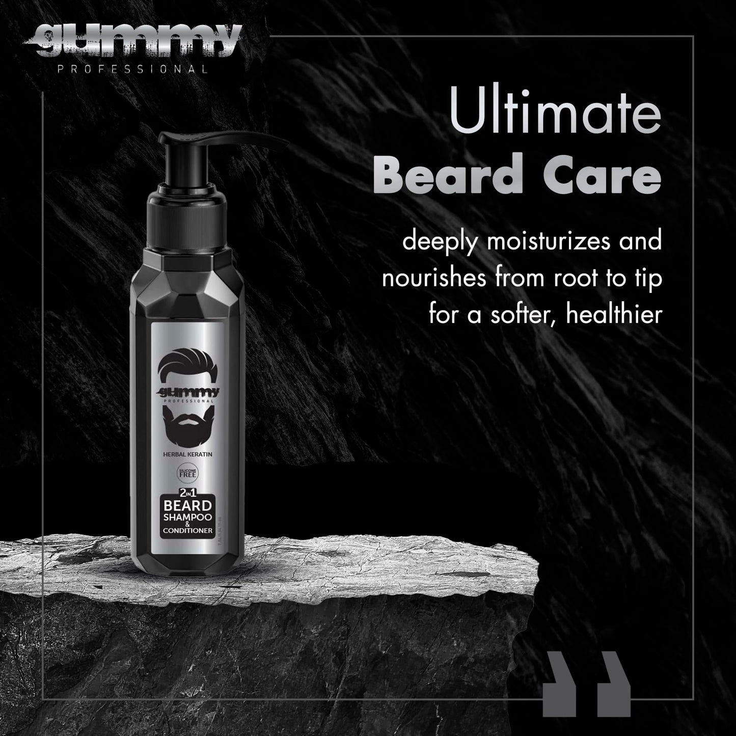 Gummy Professional 2 in 1 Beard Shampoo & Conditioner
