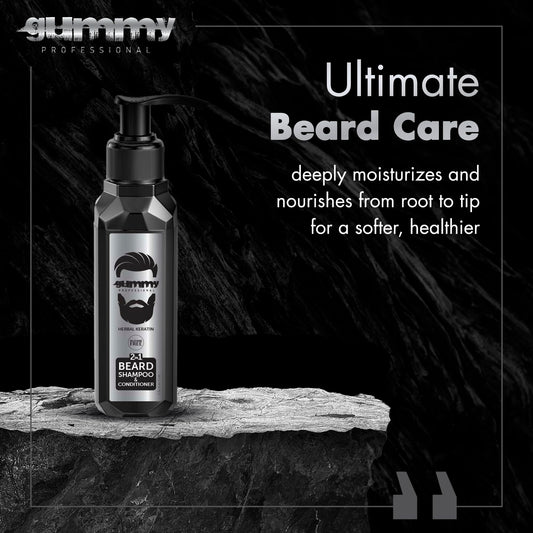 Gummy Professional 2 in 1 Beard Shampoo & Conditioner