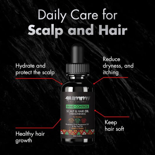 Gummy Professional Braid Control Scalp & Hair Oil