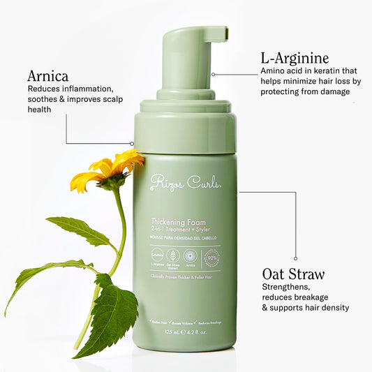 Rizos Curls Thickening Foam 2in1 Treatment + Styler