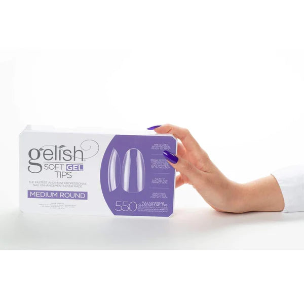 Gelish Gel Tips 550ct Medium Round