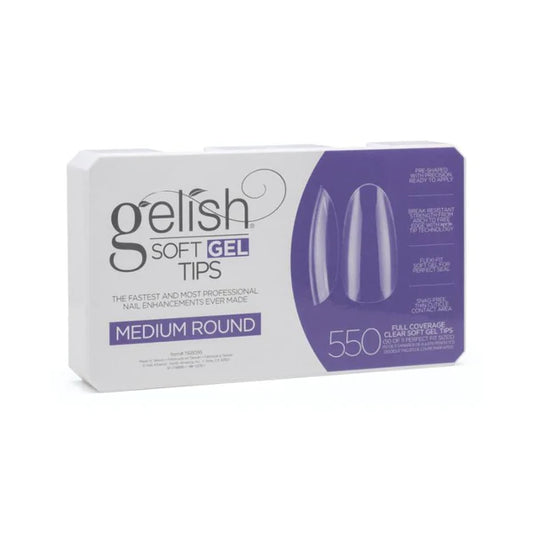 Gelish Gel Tips 550ct Medium Round