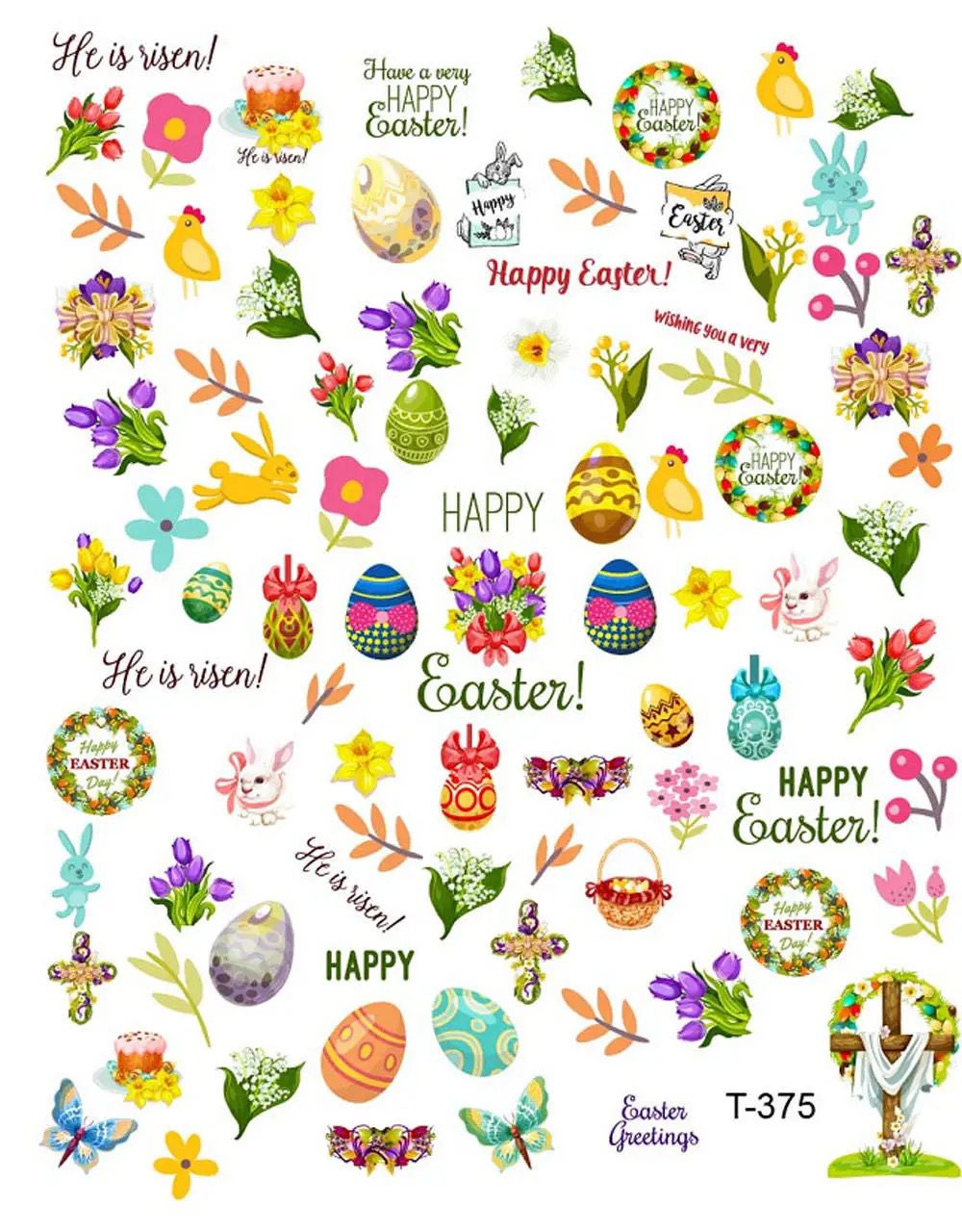 Easter Nail Stickers