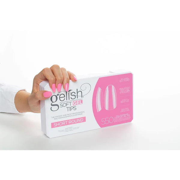 Gelish Gel Tips 550ct Short Round