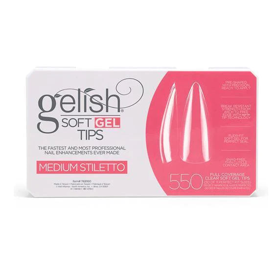 Gelish Gel Tips 550ct Medium Stiletto