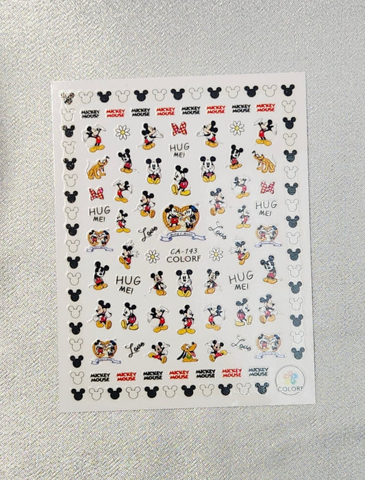 Mickey Colorf Nail Stickers