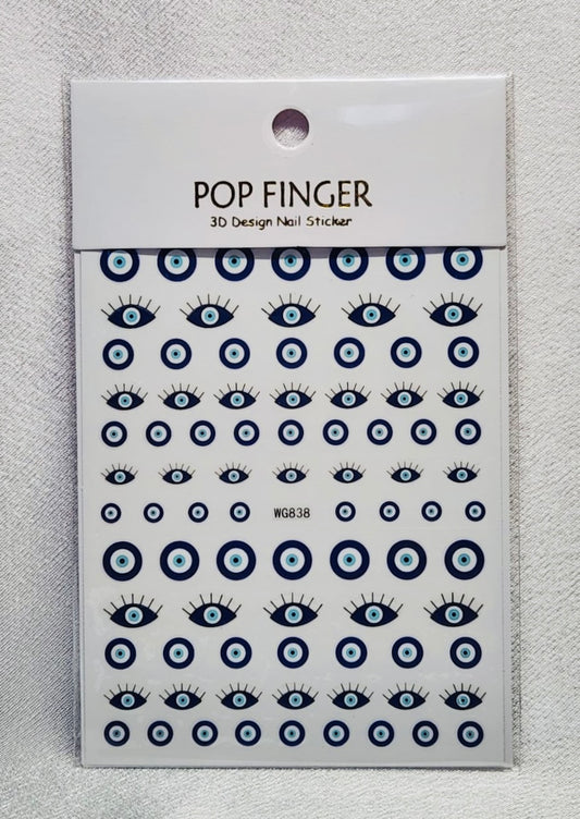 Evil Eye Nail Stickers