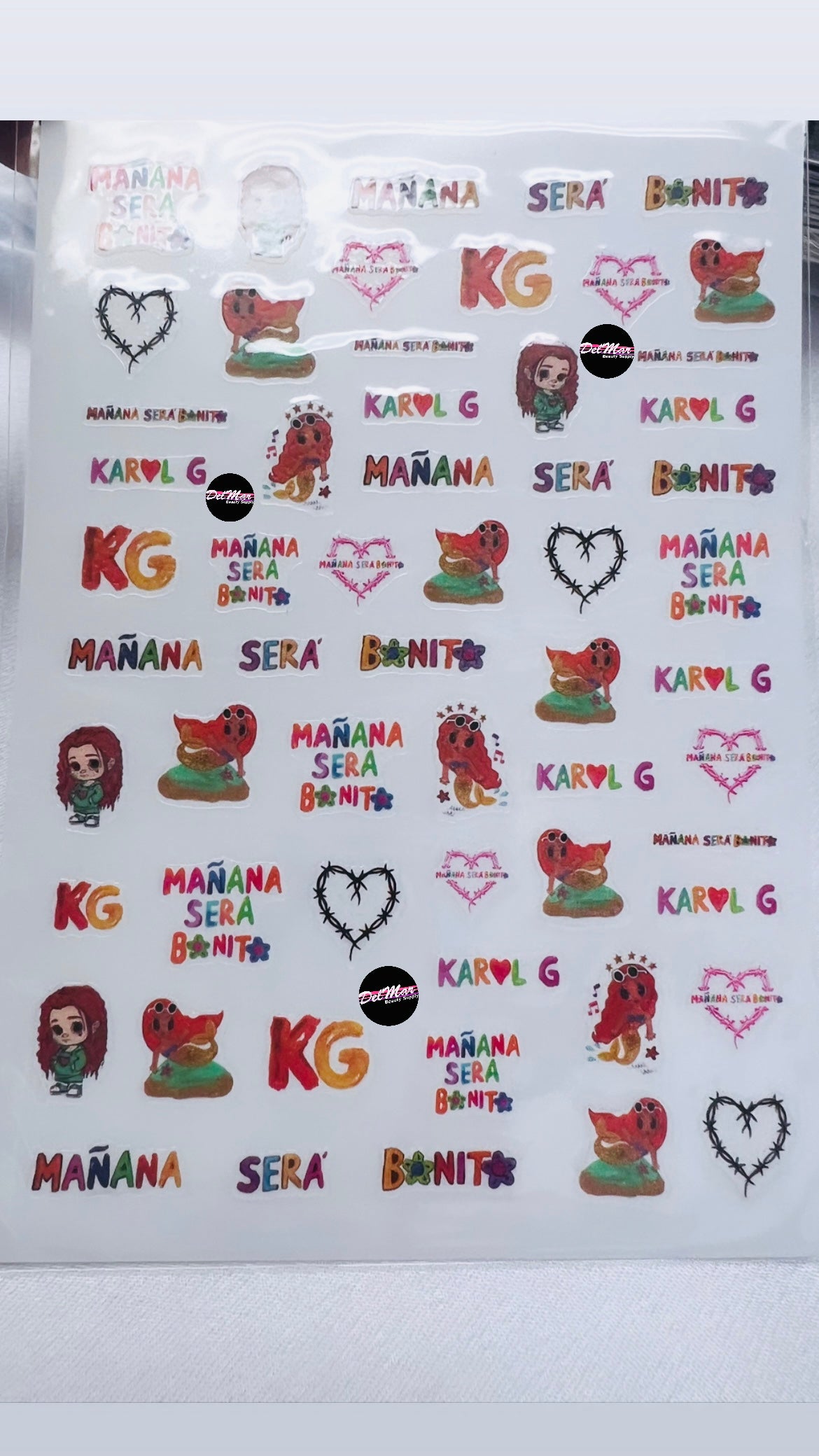 Karol G Nail Stickers