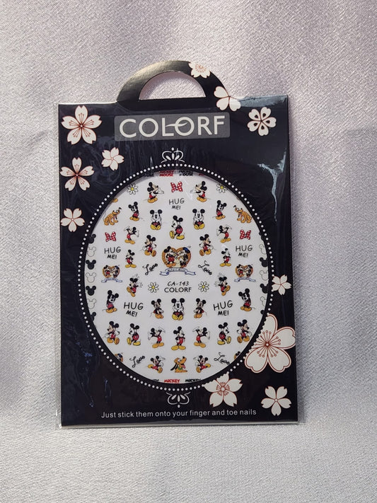 Mickey Colorf Nail Stickers