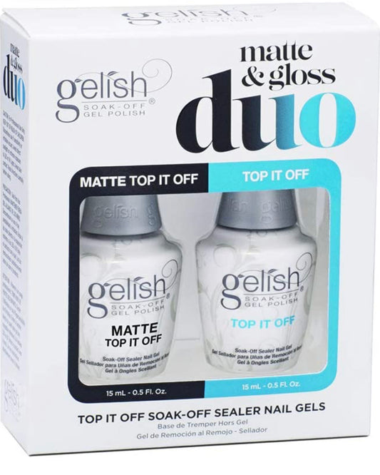 Gelish Matte Gloss Duo